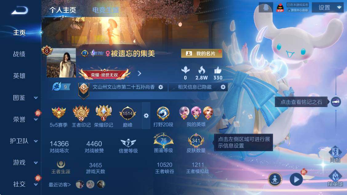 WZCMW3481189王者荣耀账号详情图8 WZCMW3481189王者荣耀账号详情图8