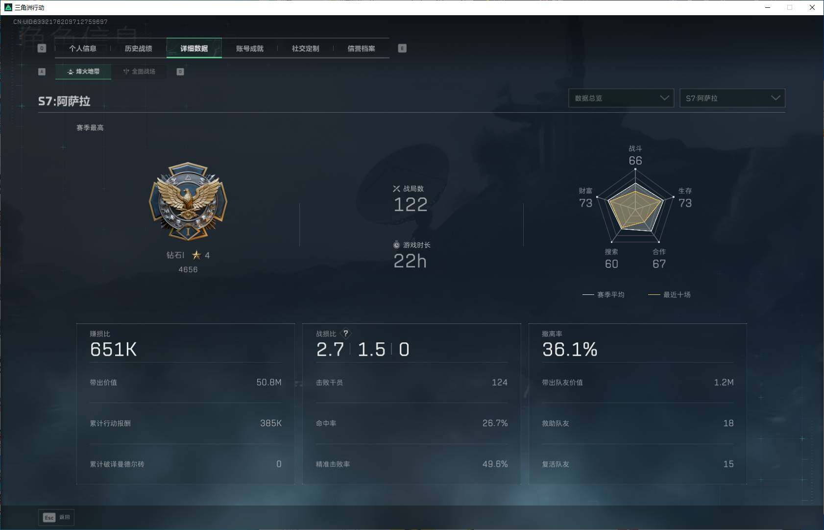 SJZEY3100674三角洲行动账号详情图4