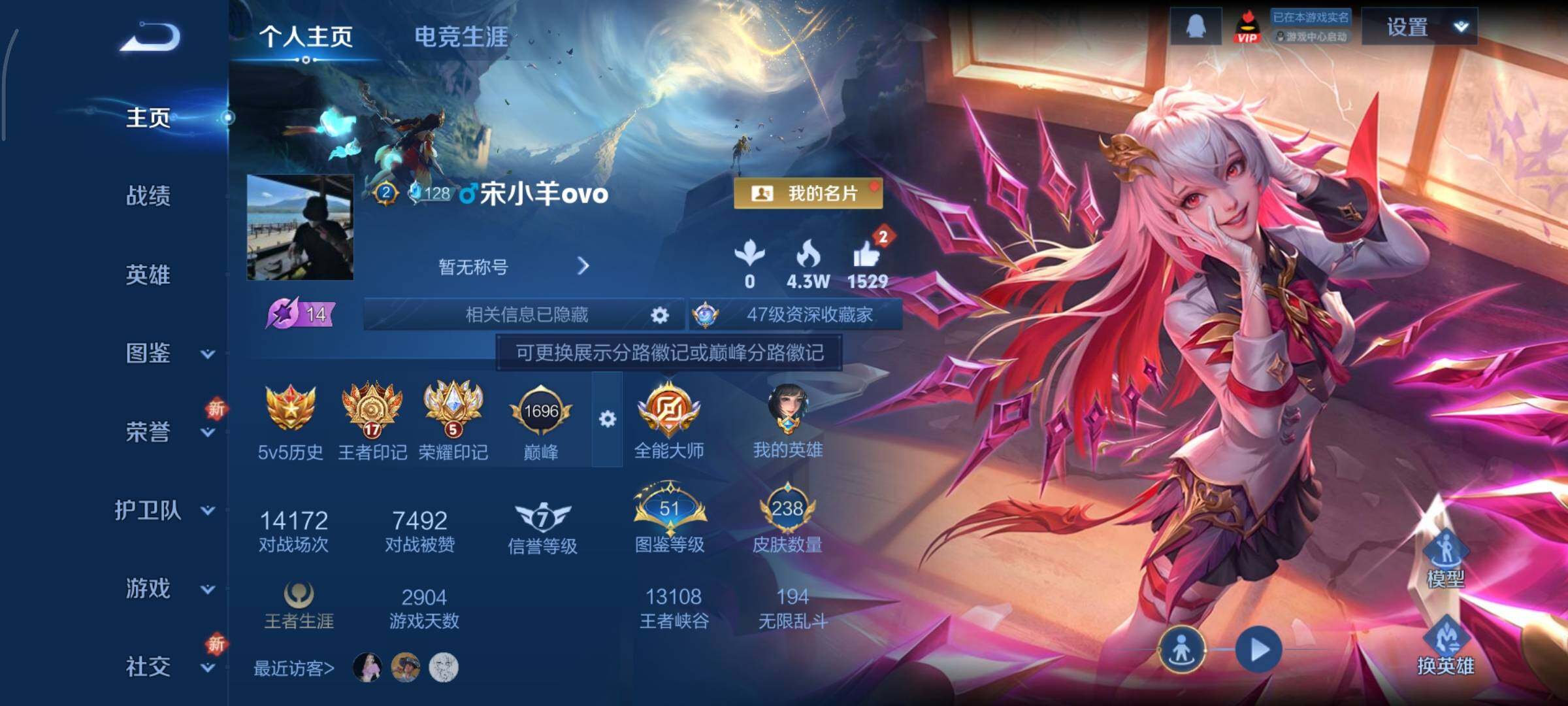 WZCMY3474874王者荣耀账号详情图2