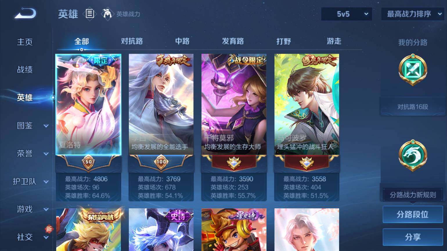 WZ03410633王者荣耀账号详情图4