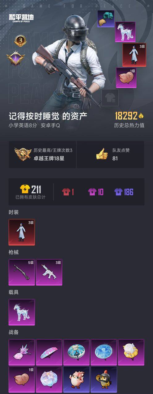 HPCMW3450454和平精英账号详情图4