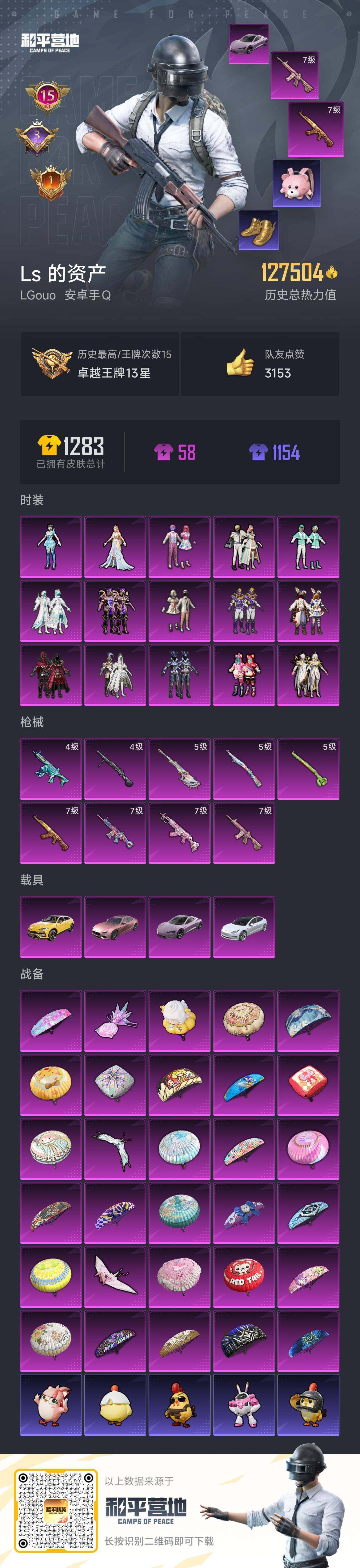 HPLE3453257和平精英账号详情图9 HPLE3453257和平精英账号详情图9