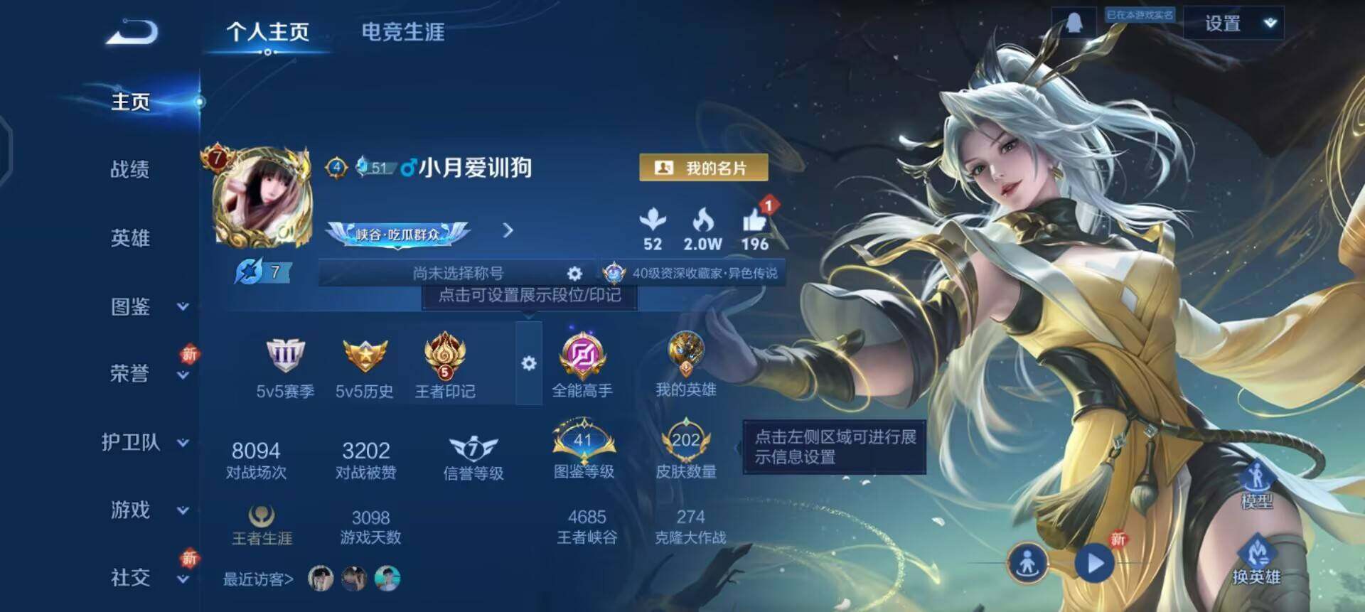 WZQM434194王者荣耀账号详情图3