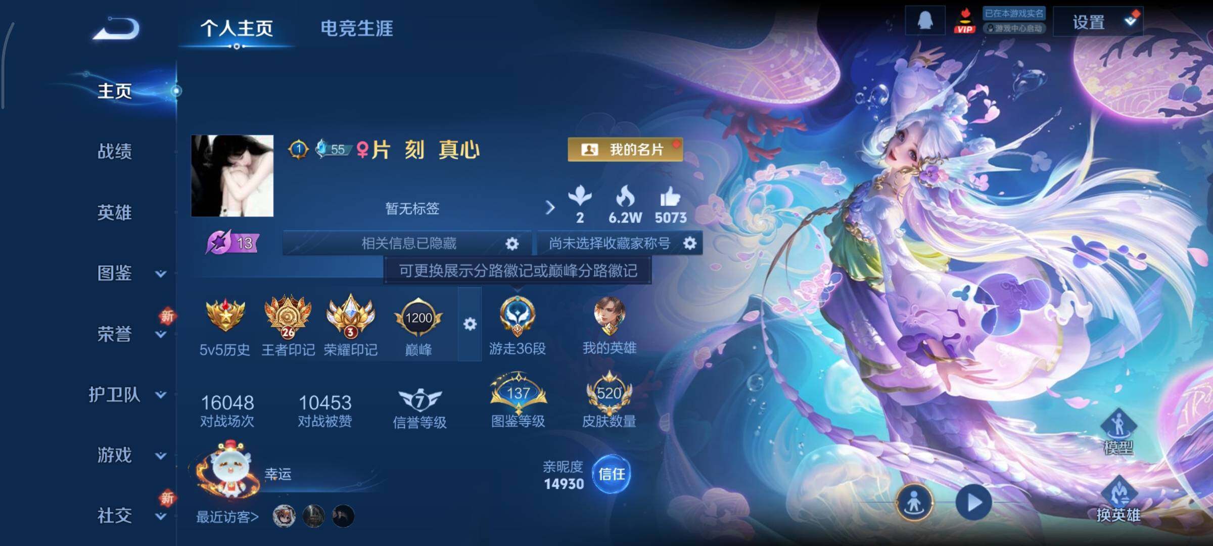 WZCMY3474776王者荣耀账号详情图2