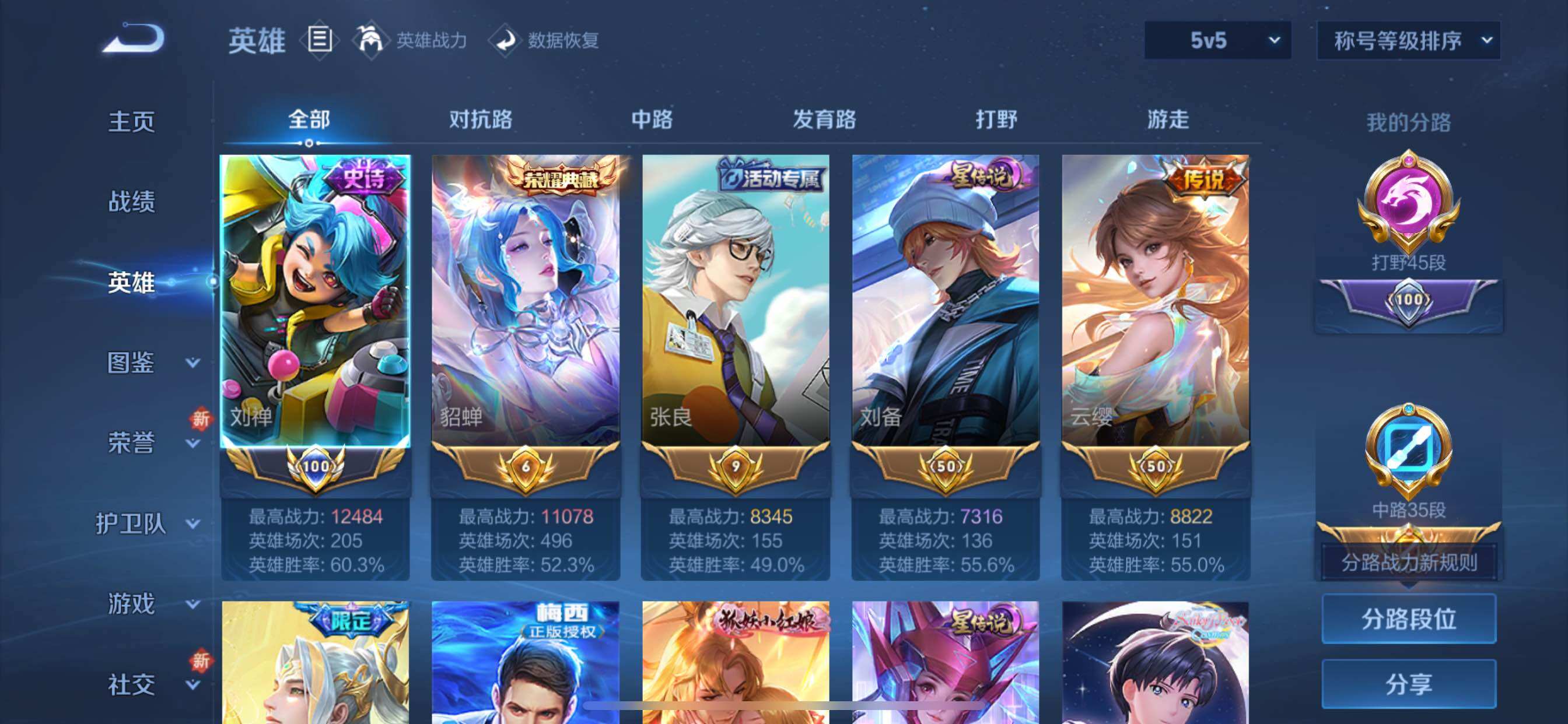 WZCMY3474774王者荣耀账号详情图4