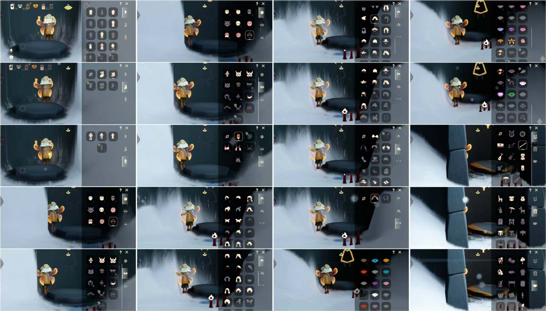 光遇账号vivo渠道服HT0891 vivo  【毕业图】 雨林，霞谷 【蜡烛】75 【爱心】105 【稀有礼包】致爱打扮，星月头冠，四叶草头饰，TGC斗篷黑，欧若拉之翼，夏日阳伞 【毕业物品】肩带 【热门复刻】绿芽，正