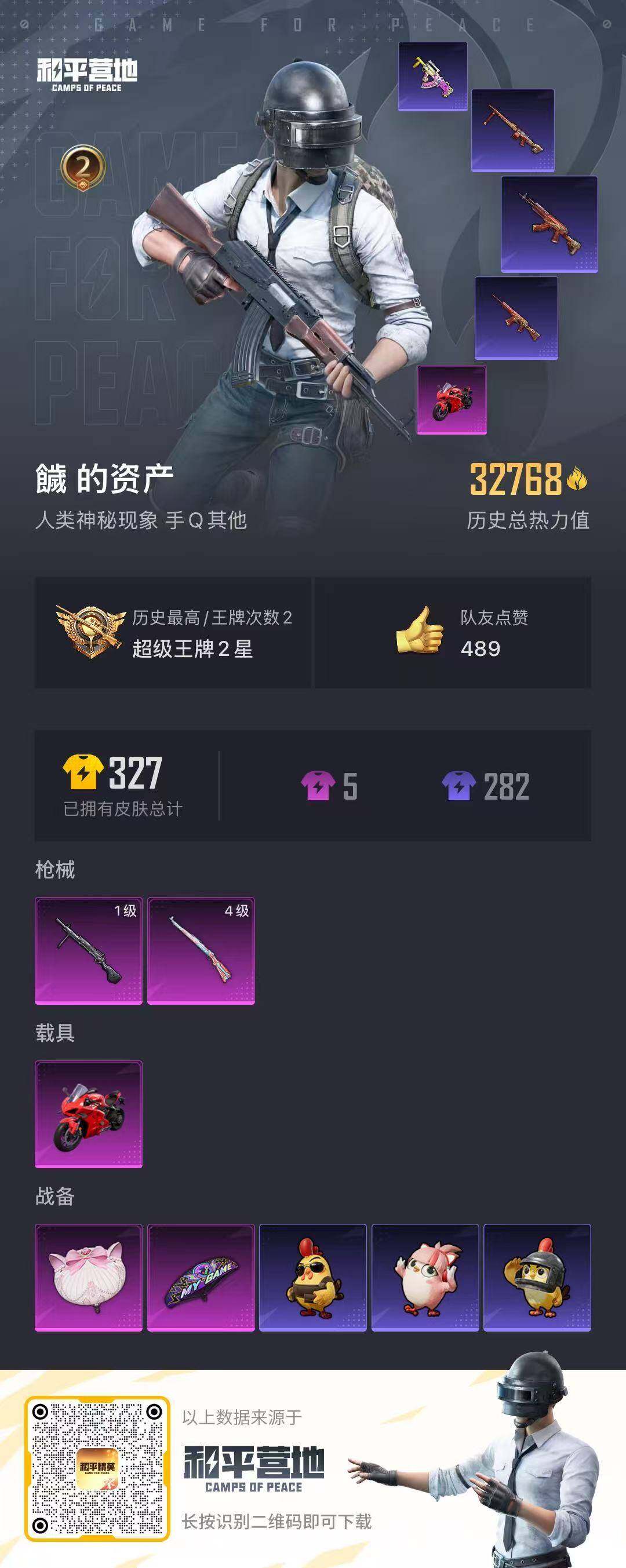 HPLE3453219和平精英账号详情图4