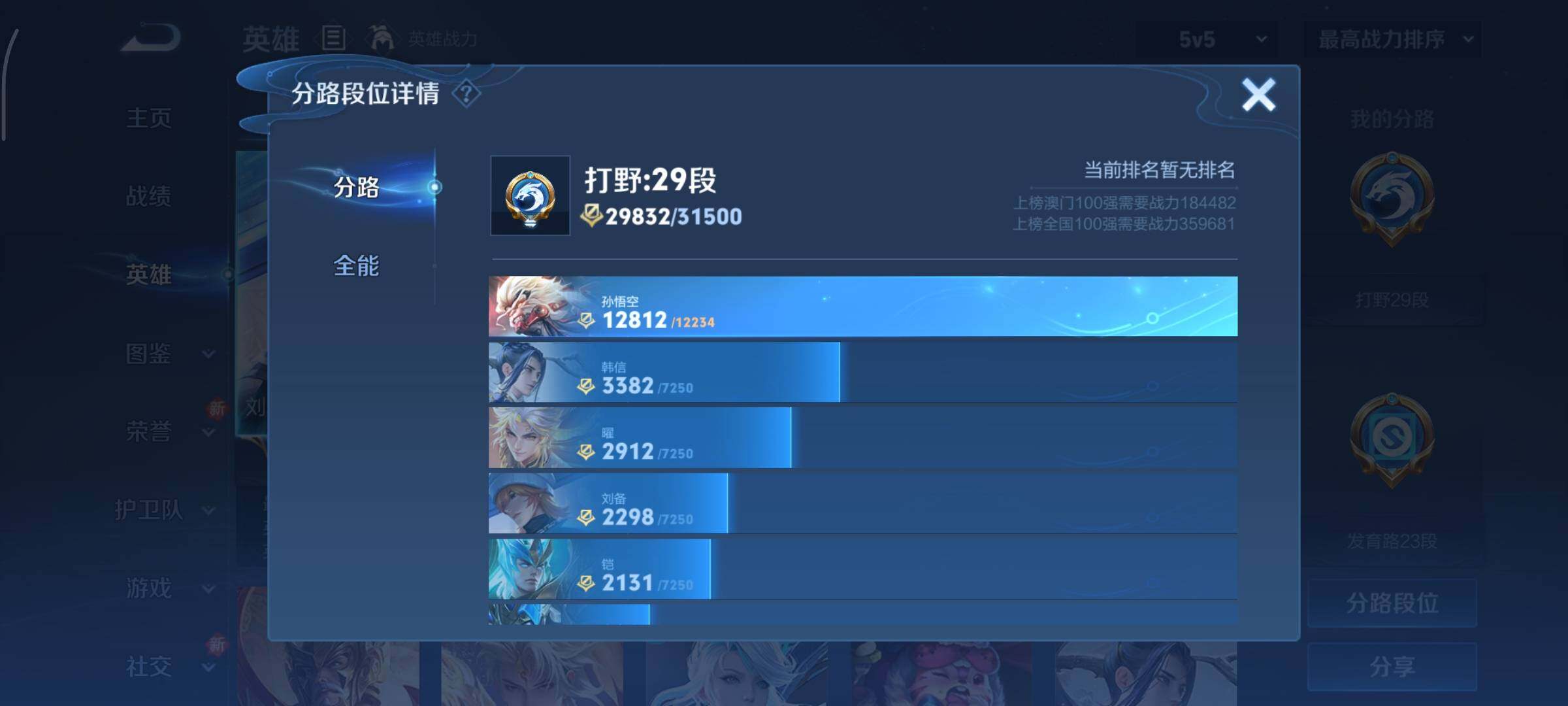 WZCMY3476758王者荣耀账号详情图4