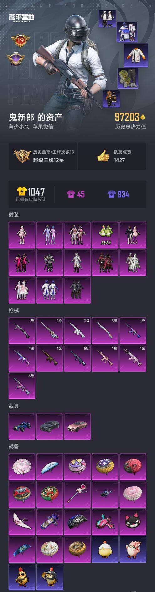 HPCMW3453321和平精英账号详情图11