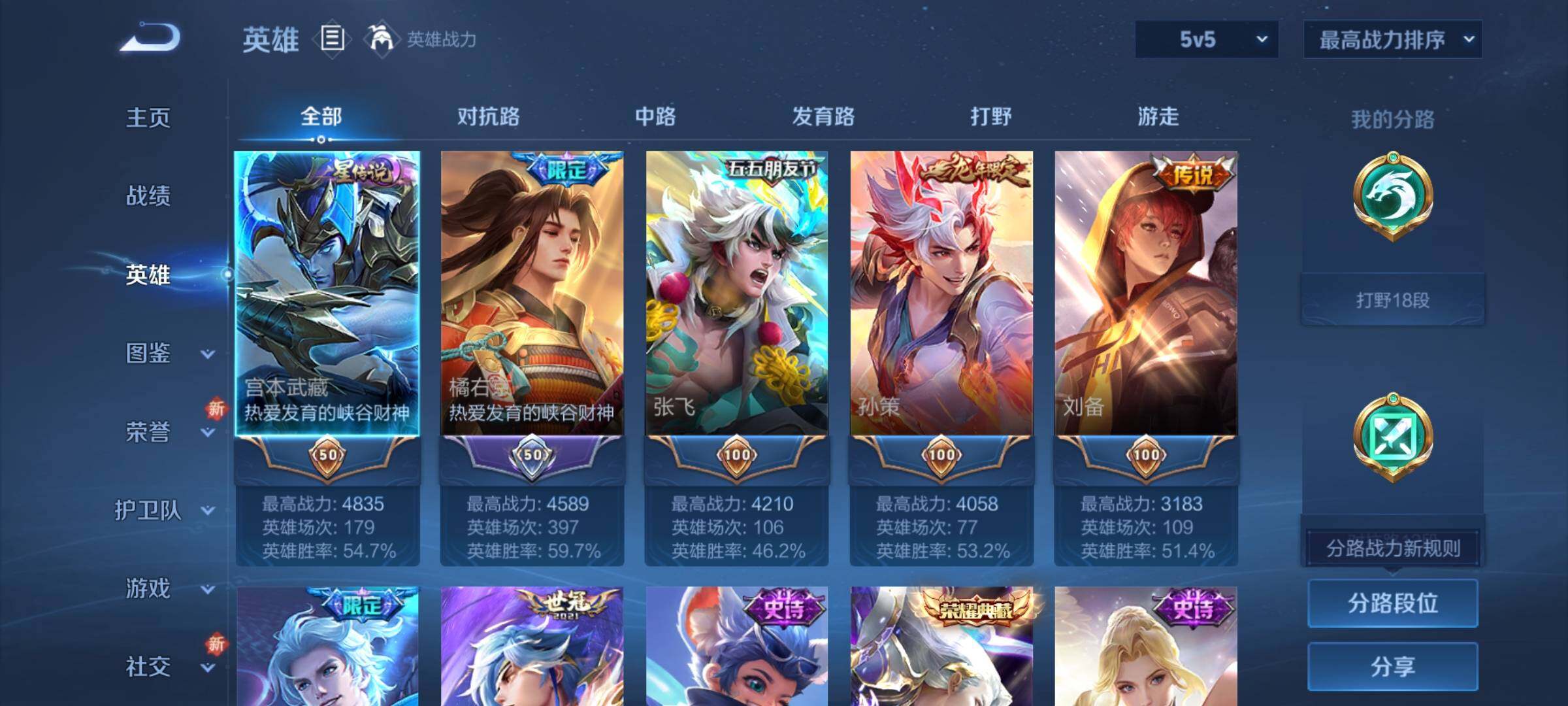 WZCMY3476917王者荣耀账号详情图3