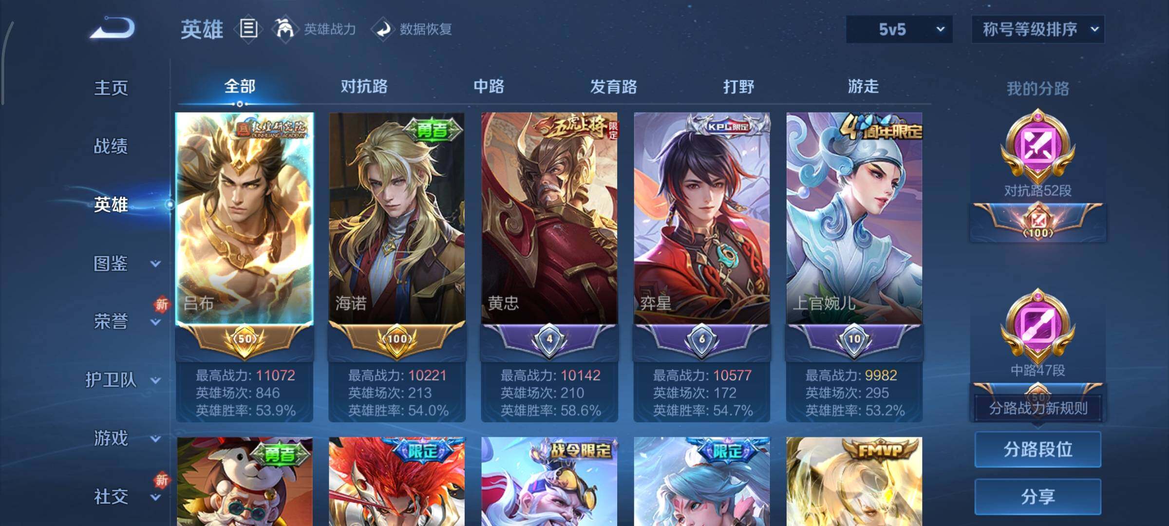 WZCMY3476768王者荣耀账号详情图4