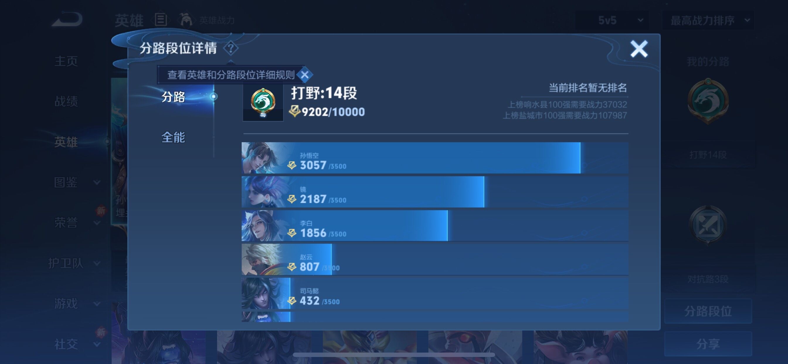 WZCMY3476765王者荣耀账号详情图4