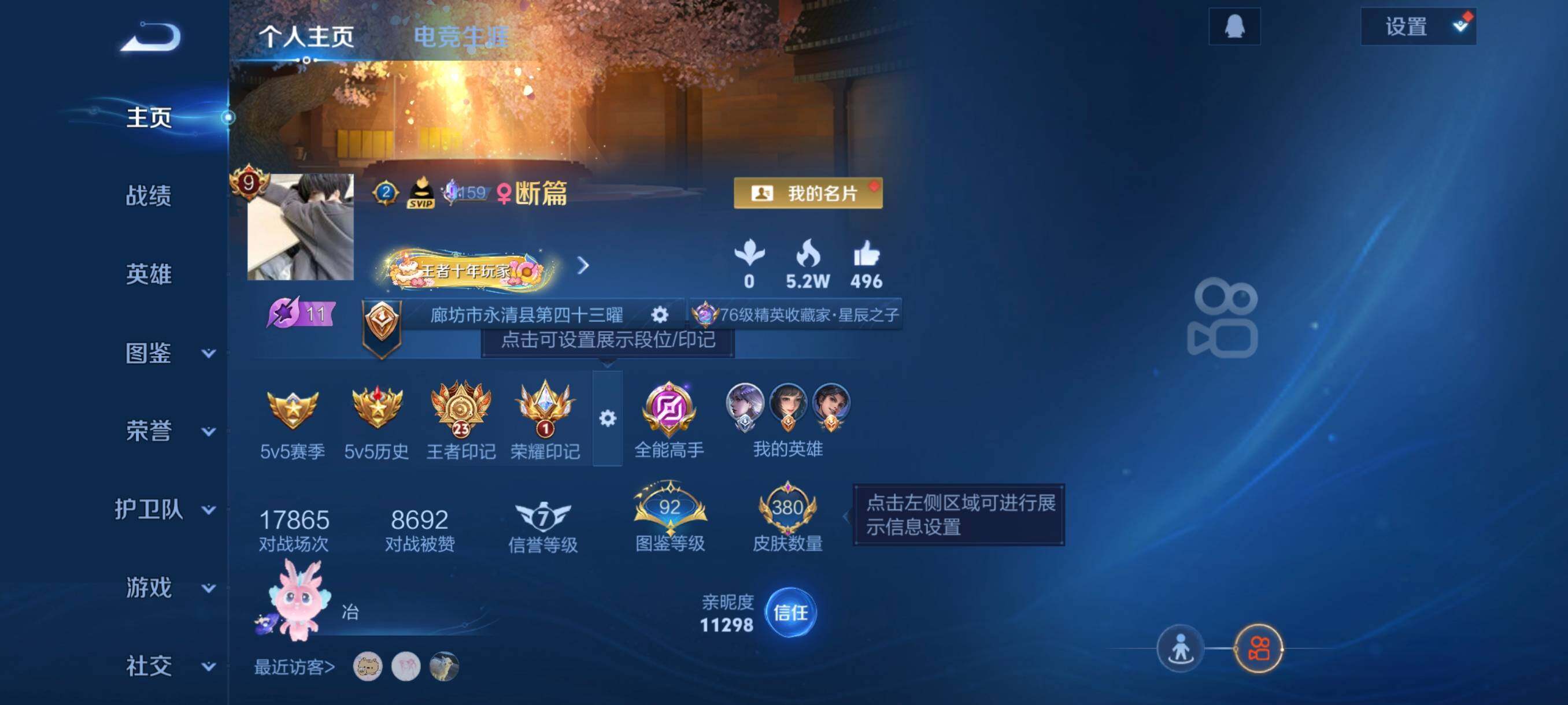 WZCMW41752王者荣耀账号详情图3