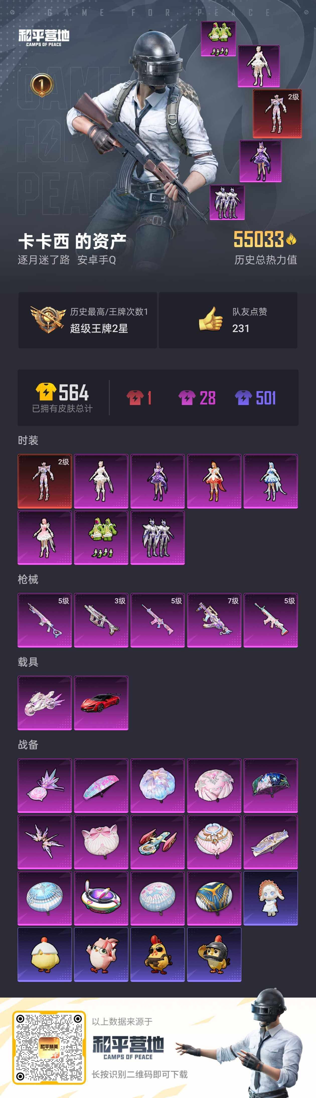 HPKG461599和平精英账号详情图3