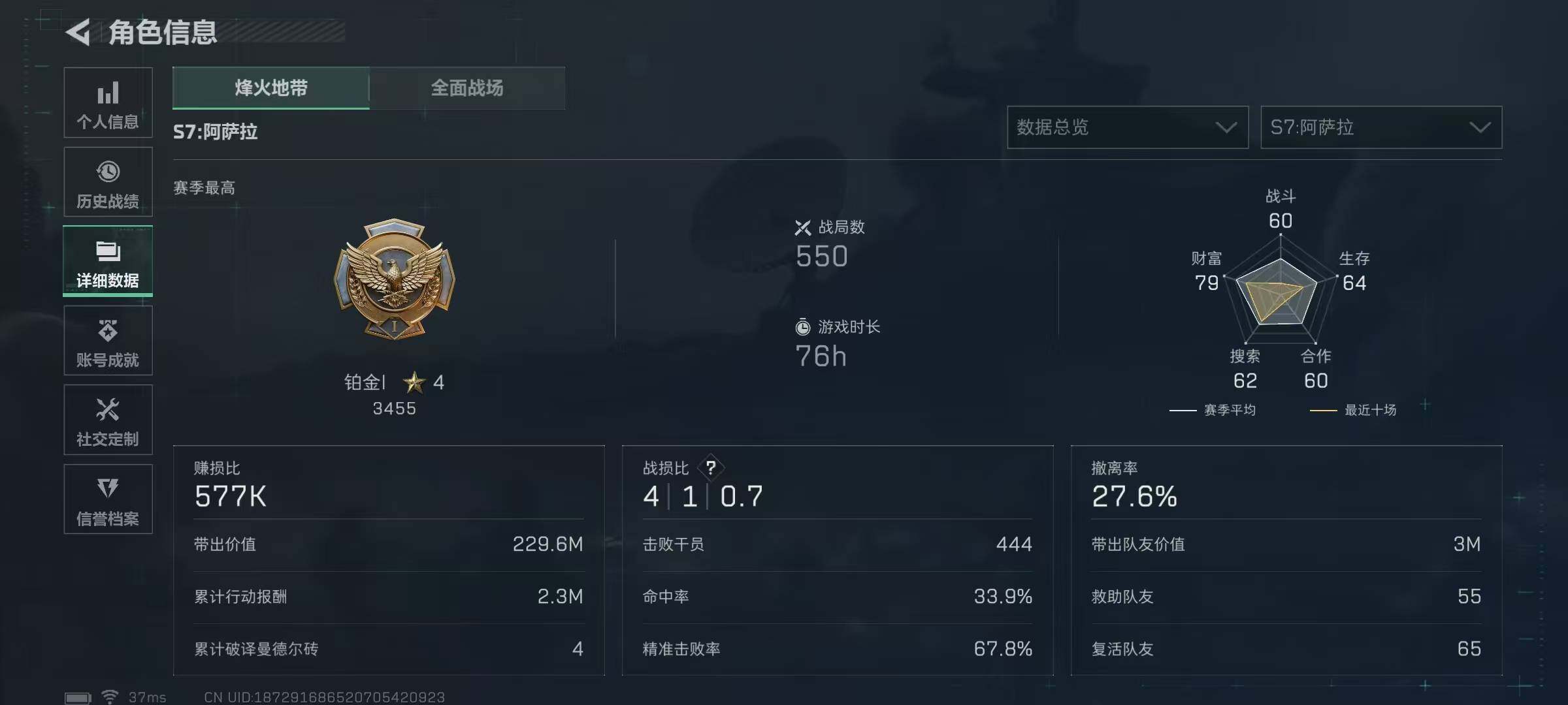 SJZQM423703三角洲行动账号详情图9 SJZQM423703三角洲行动账号详情图9