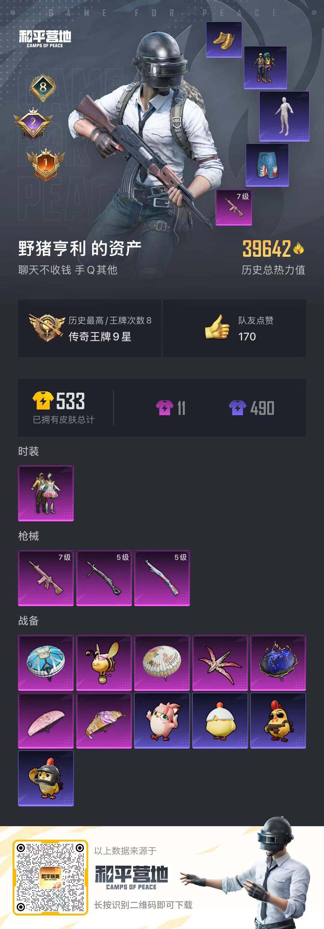 HPQM3452100和平精英账号详情图19