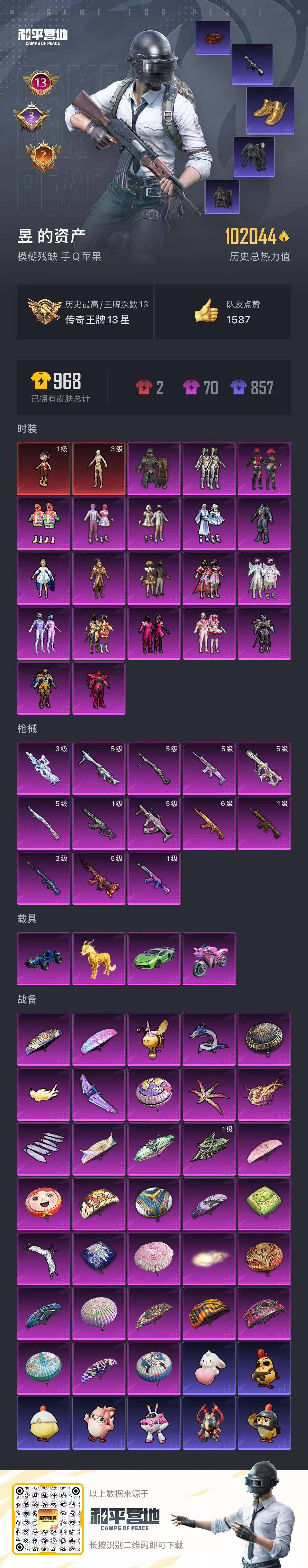 HPCMW3452165和平精英账号详情图30