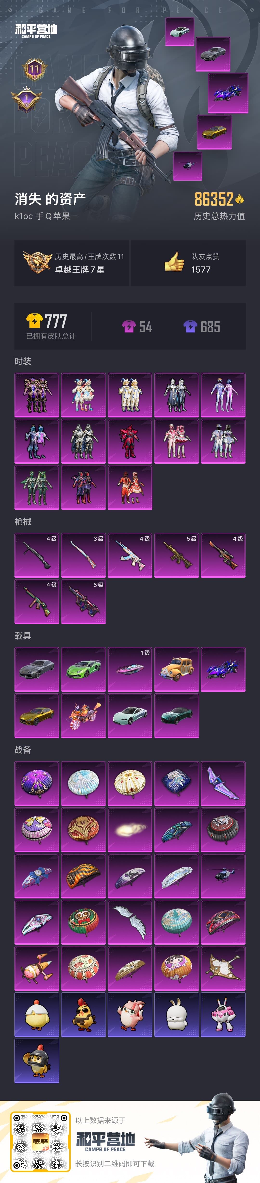 HPCMW420254和平精英账号详情图2