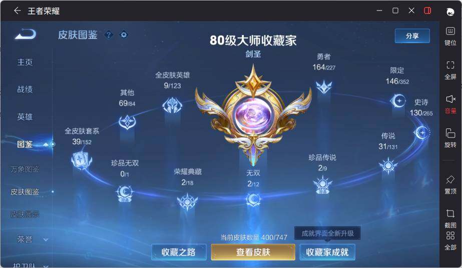 WZCMW464510王者荣耀账号详情图13