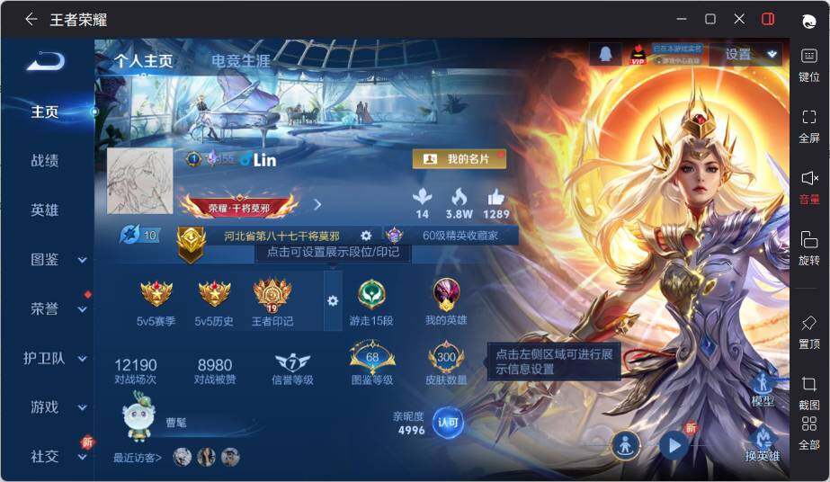 WZCMW463940王者荣耀账号详情图8