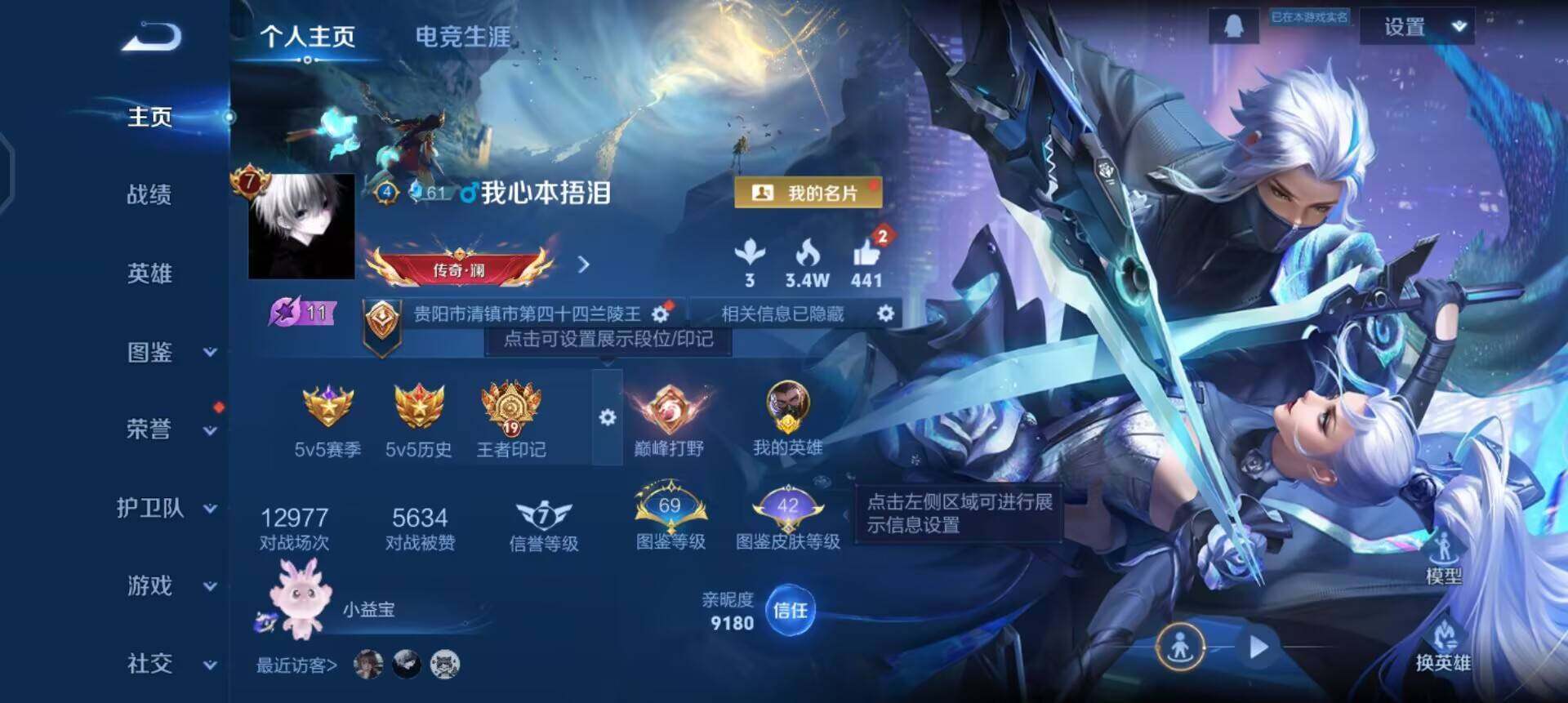 WZQM3482507王者荣耀账号详情图3