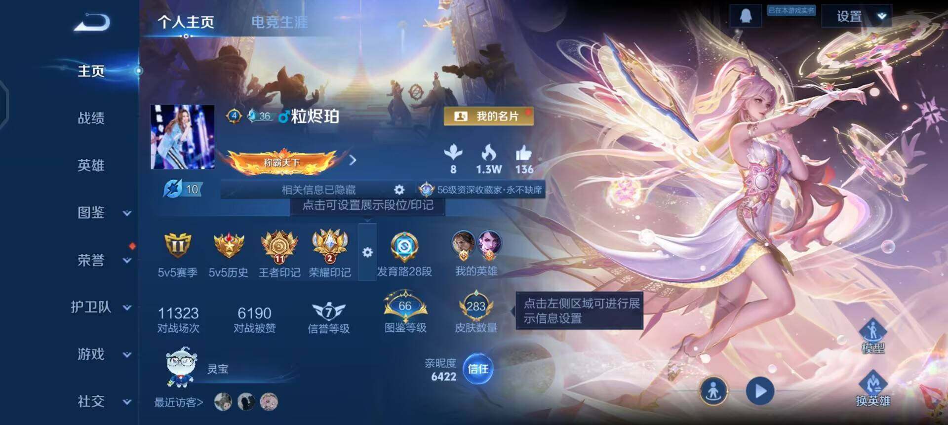 WZQM3482497王者荣耀账号详情图3