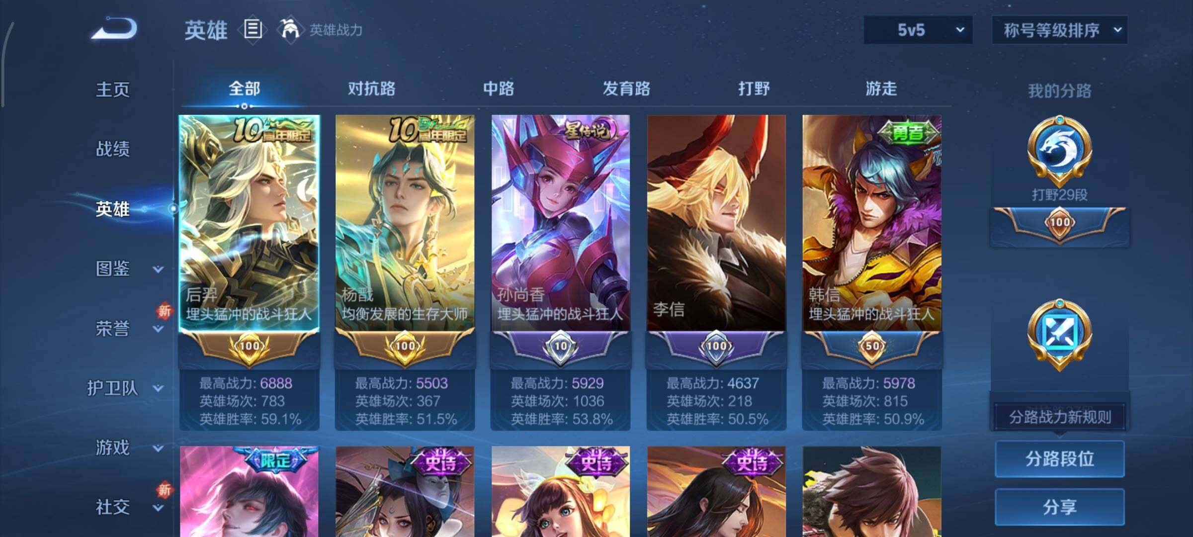 WZCMY3479485王者荣耀账号详情图3