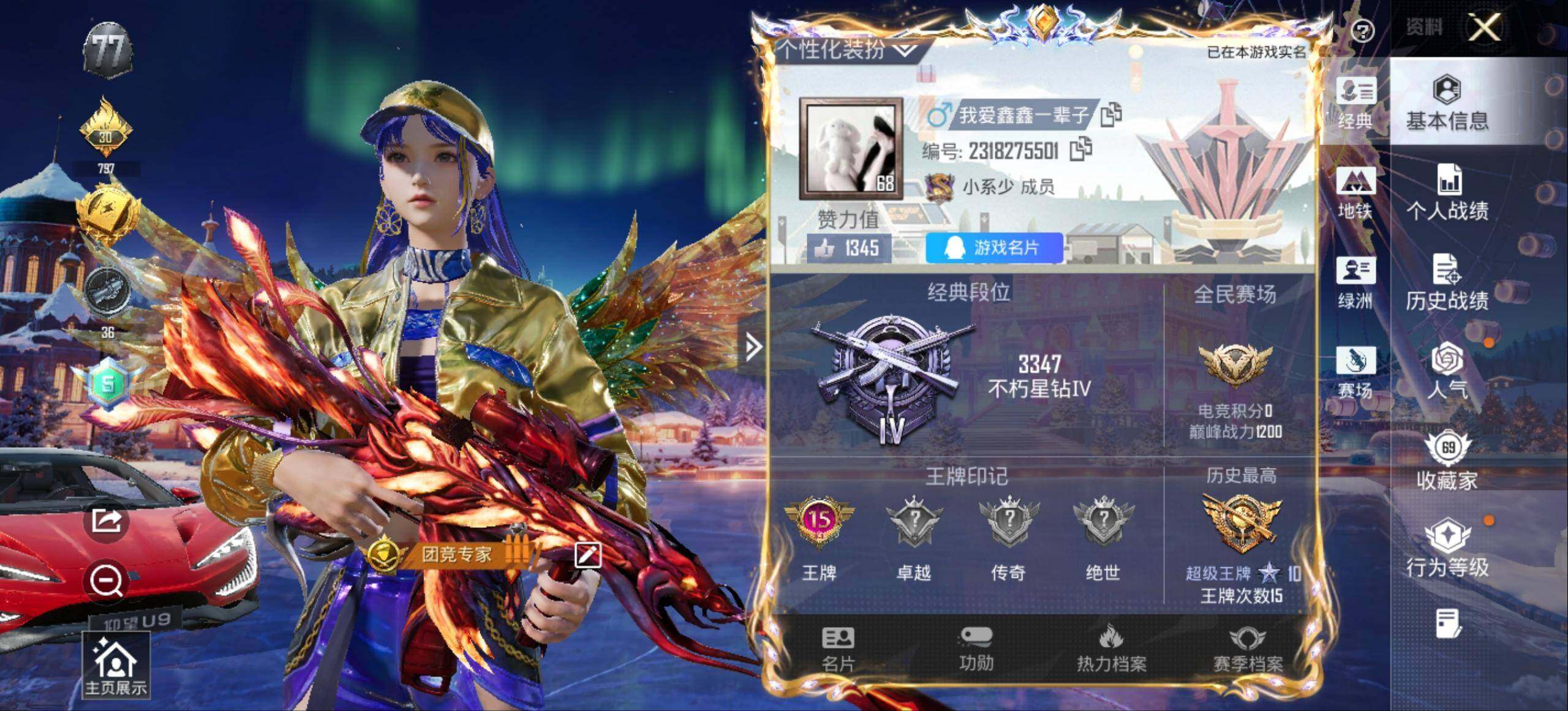 HPCMW4159836和平精英账号详情图2