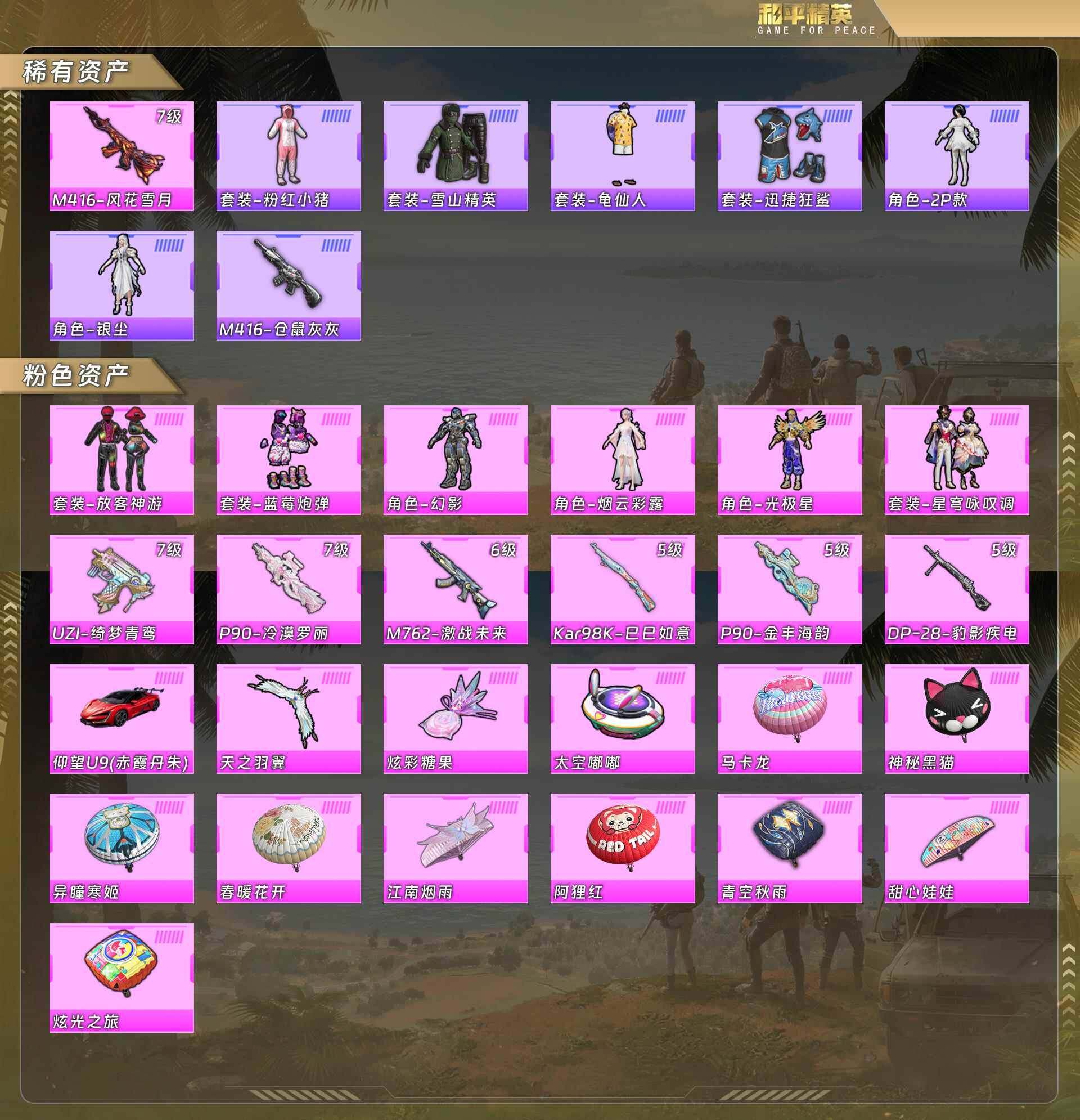 HPCMW4159836和平精英账号详情图5