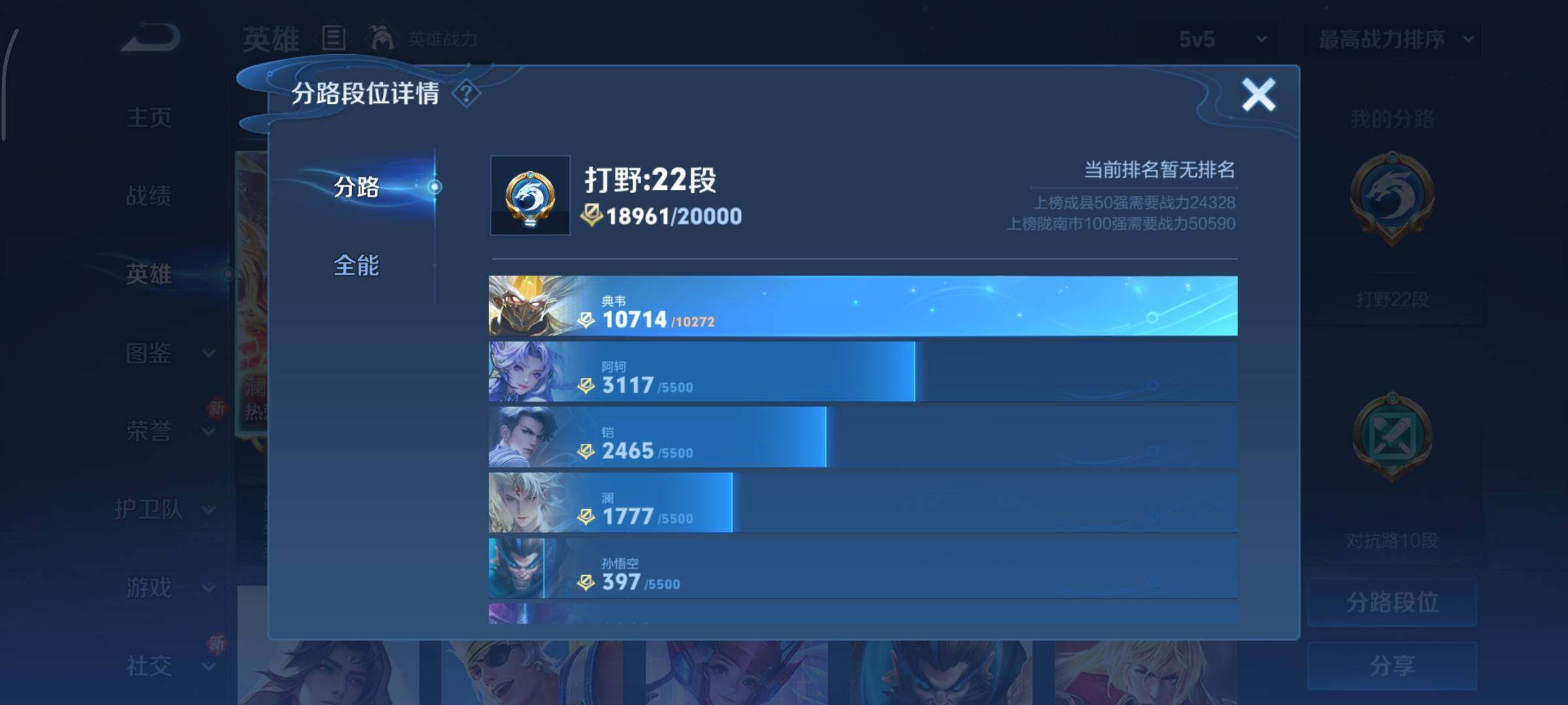 WZCMY3479361王者荣耀账号详情图4