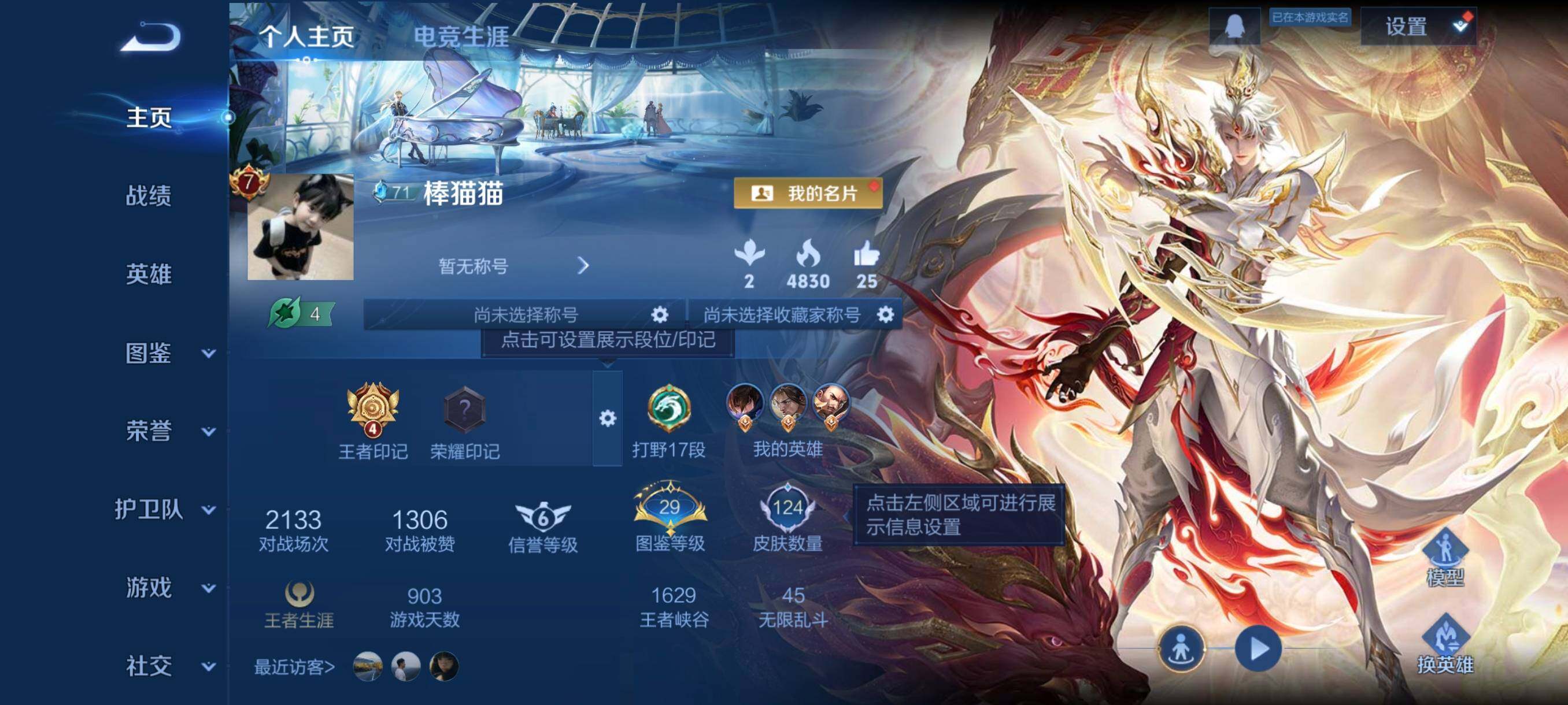 WZCMW41763王者荣耀账号详情图3