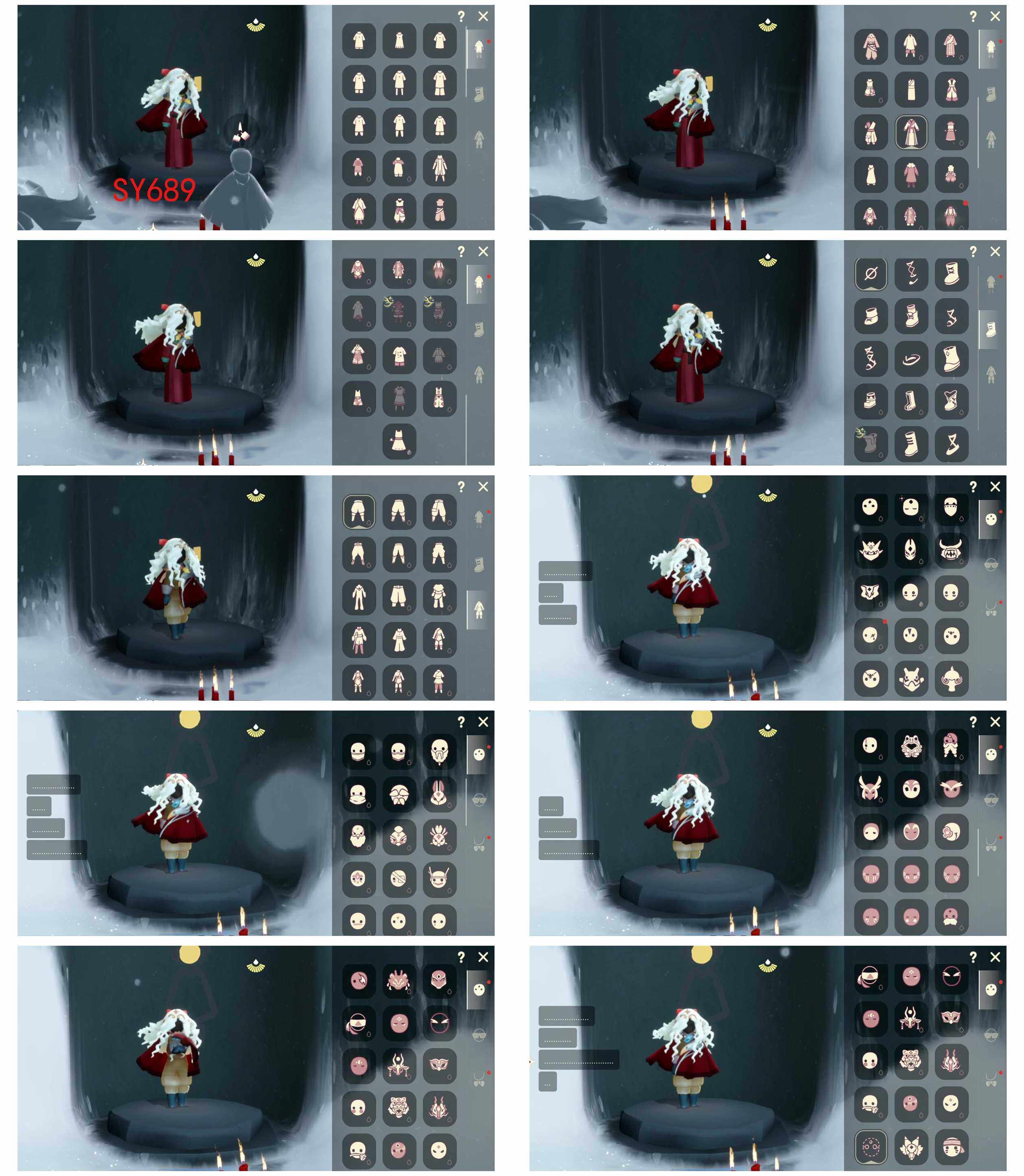 光遇账号华为渠道服15季10翼白枭冥龙斗篷布条斗篷姆明季斗篷绿丝带手碟巫师帽蝙蝠斗巫术犄角详情看图价格可刀                                                       