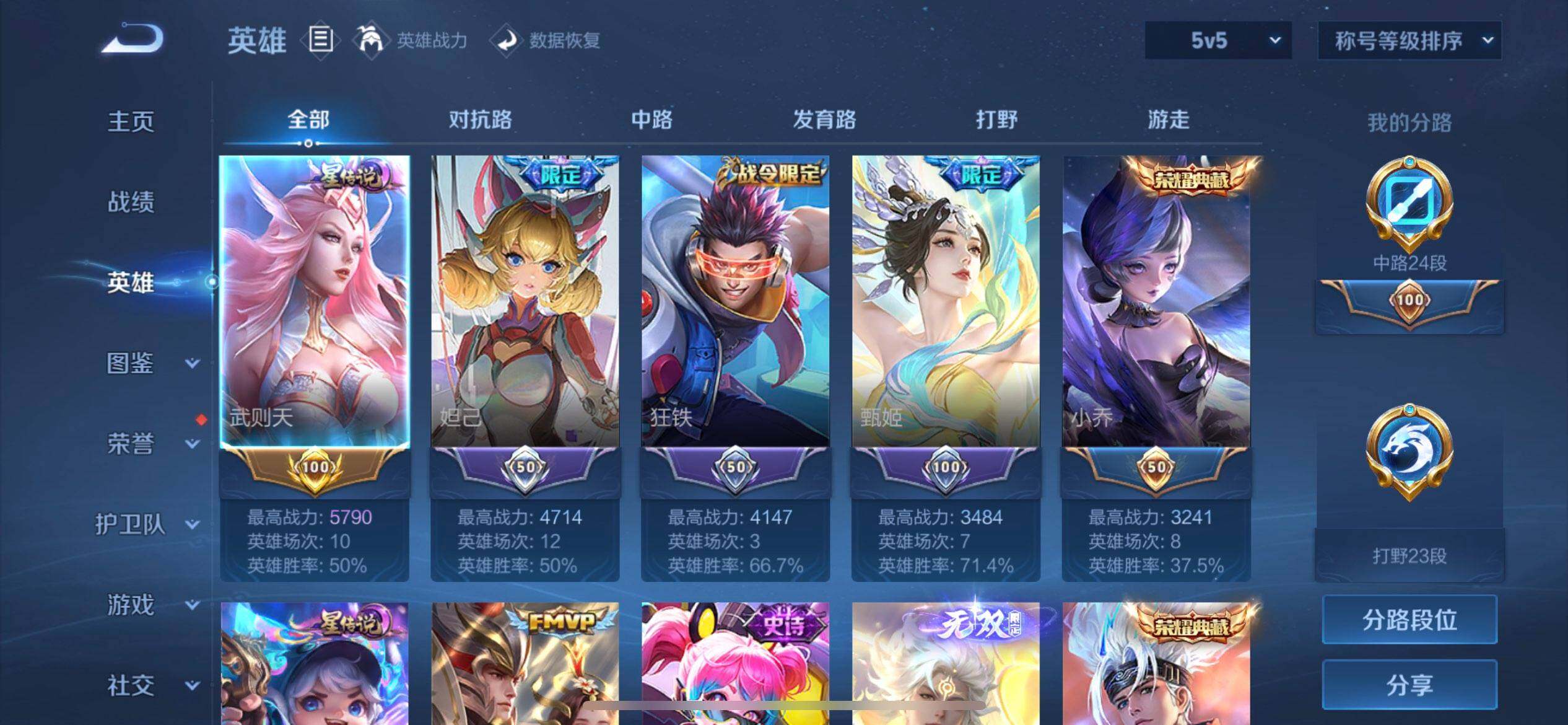 WZQM423809王者荣耀账号详情图15