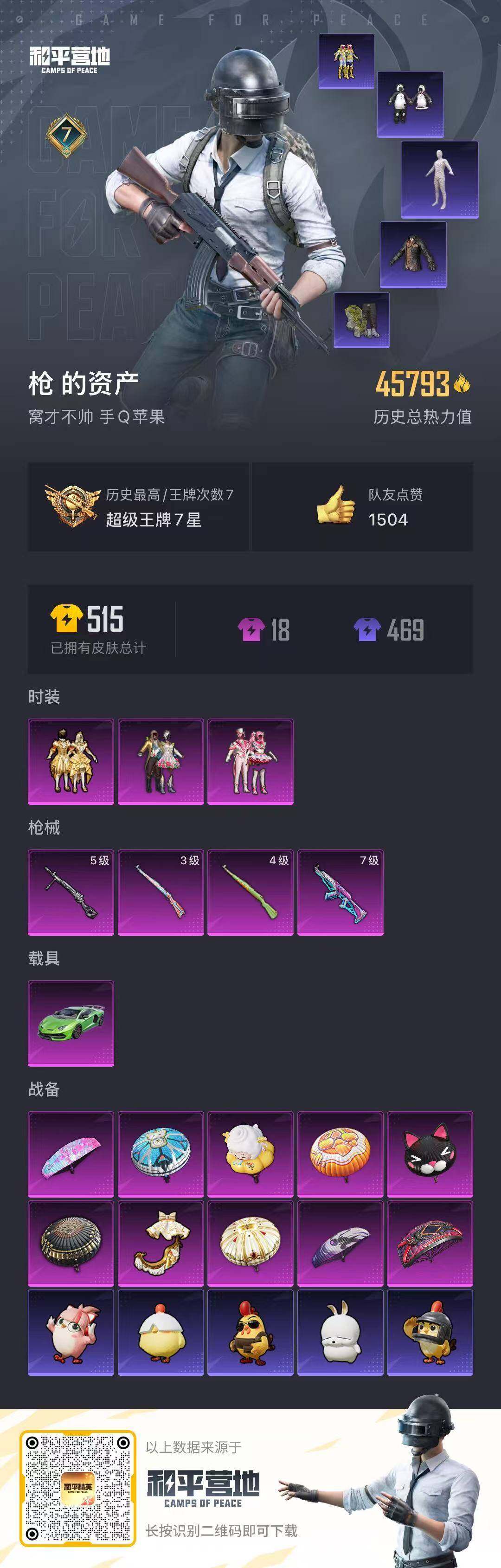 HPQM3453077和平精英账号详情图19