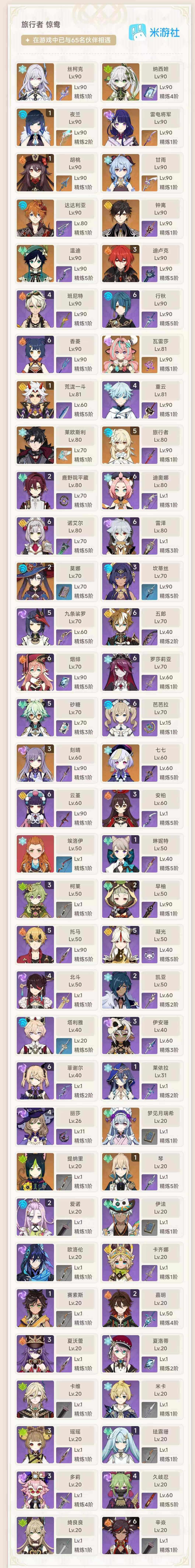 YSEY317182原神账号详情图5