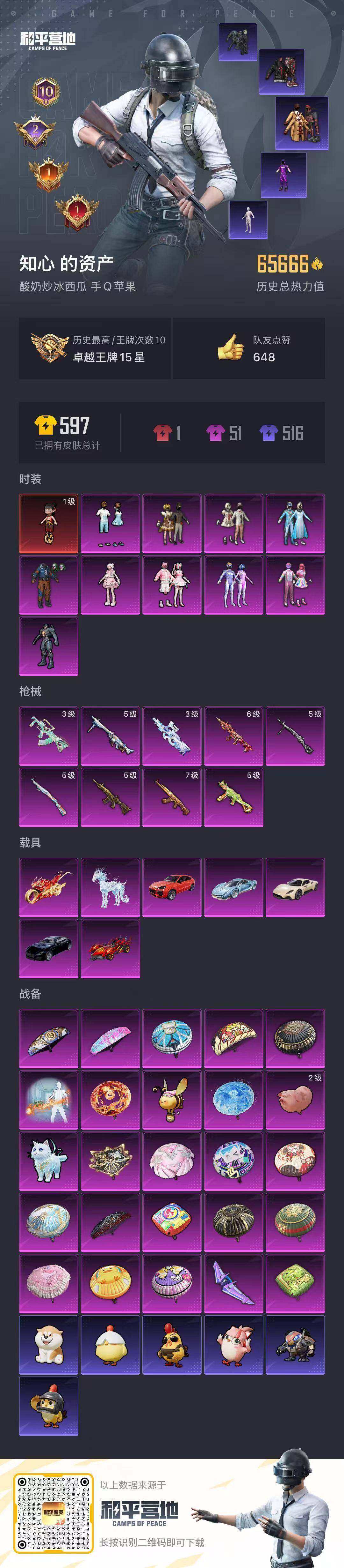 HPCMW3453447和平精英账号详情图31 HPCMW3453447和平精英账号详情图31