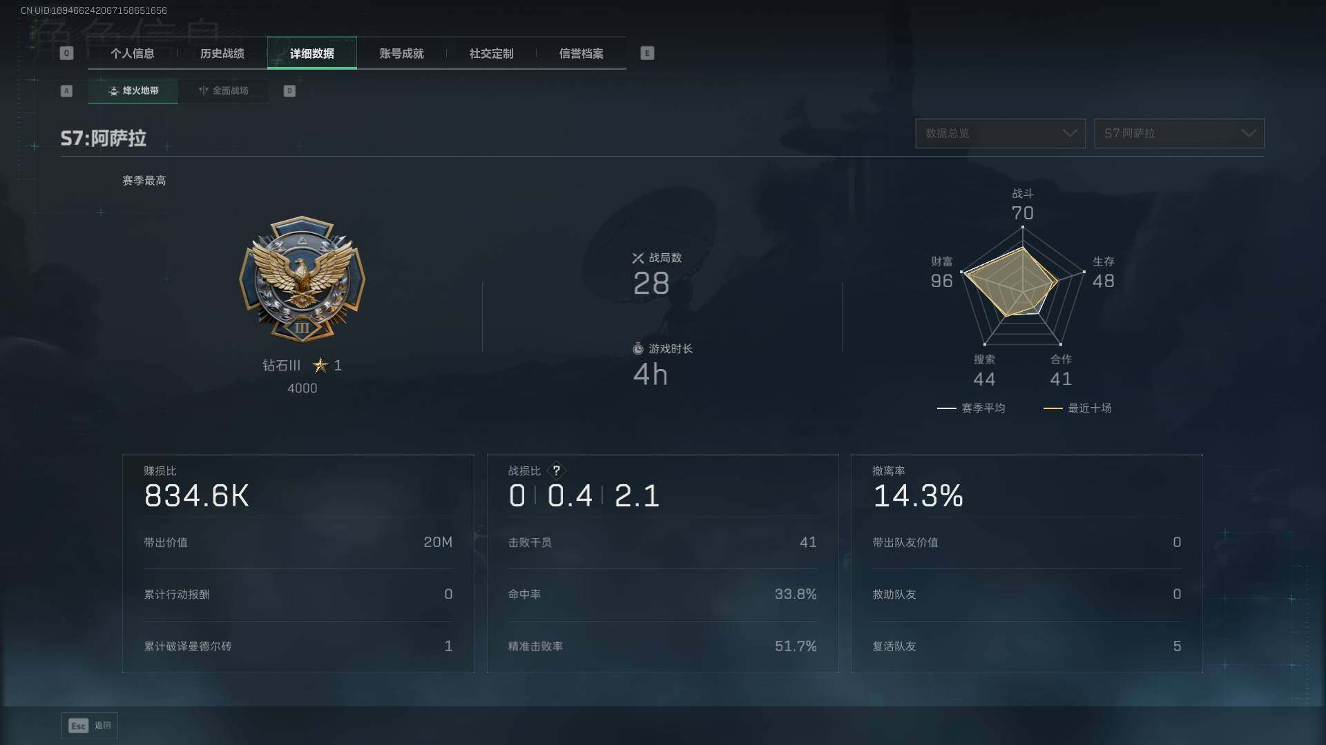 SJZEY3102671三角洲行动账号详情图10