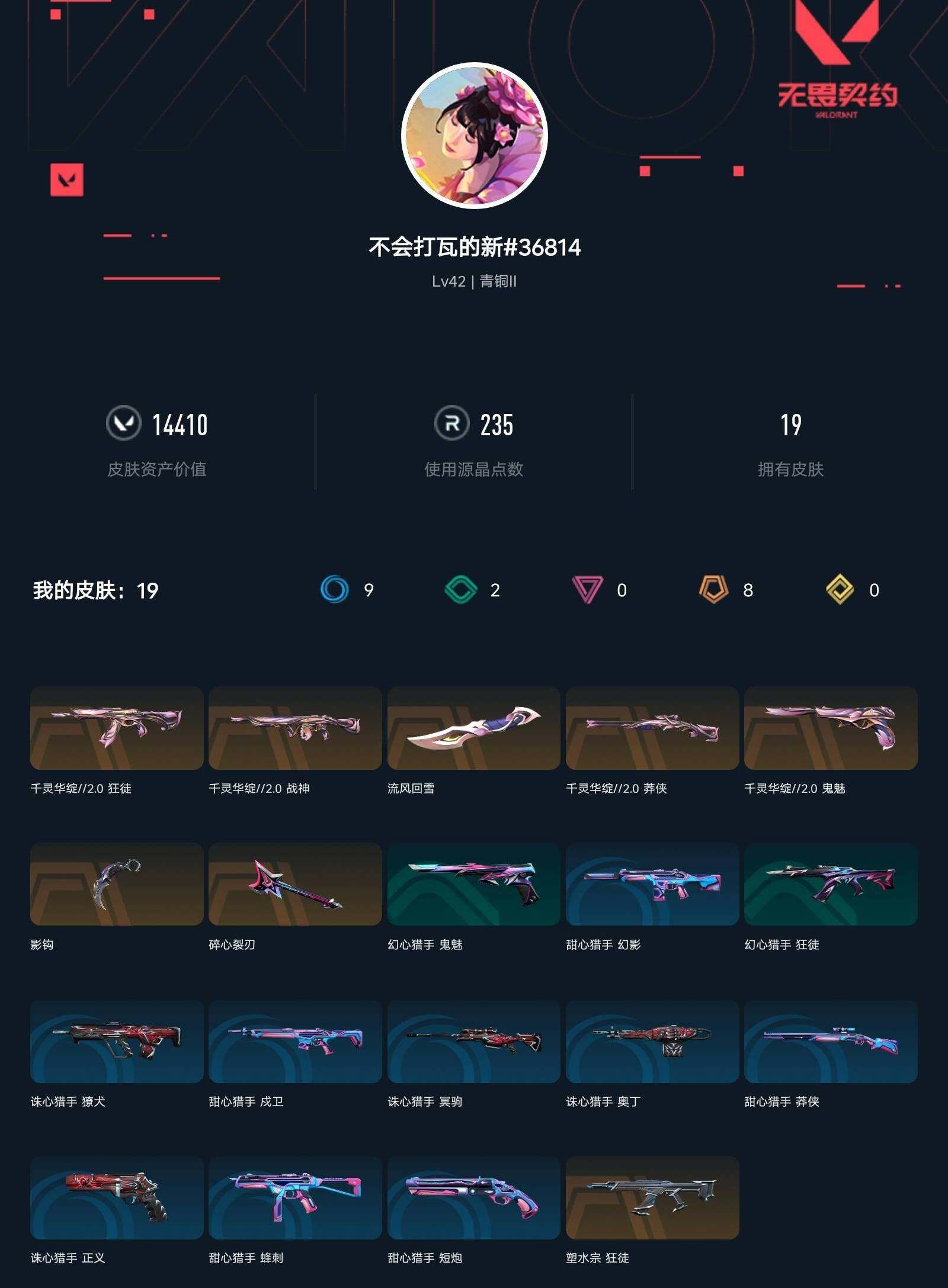 WWQXL333368无畏契约账号详情图2