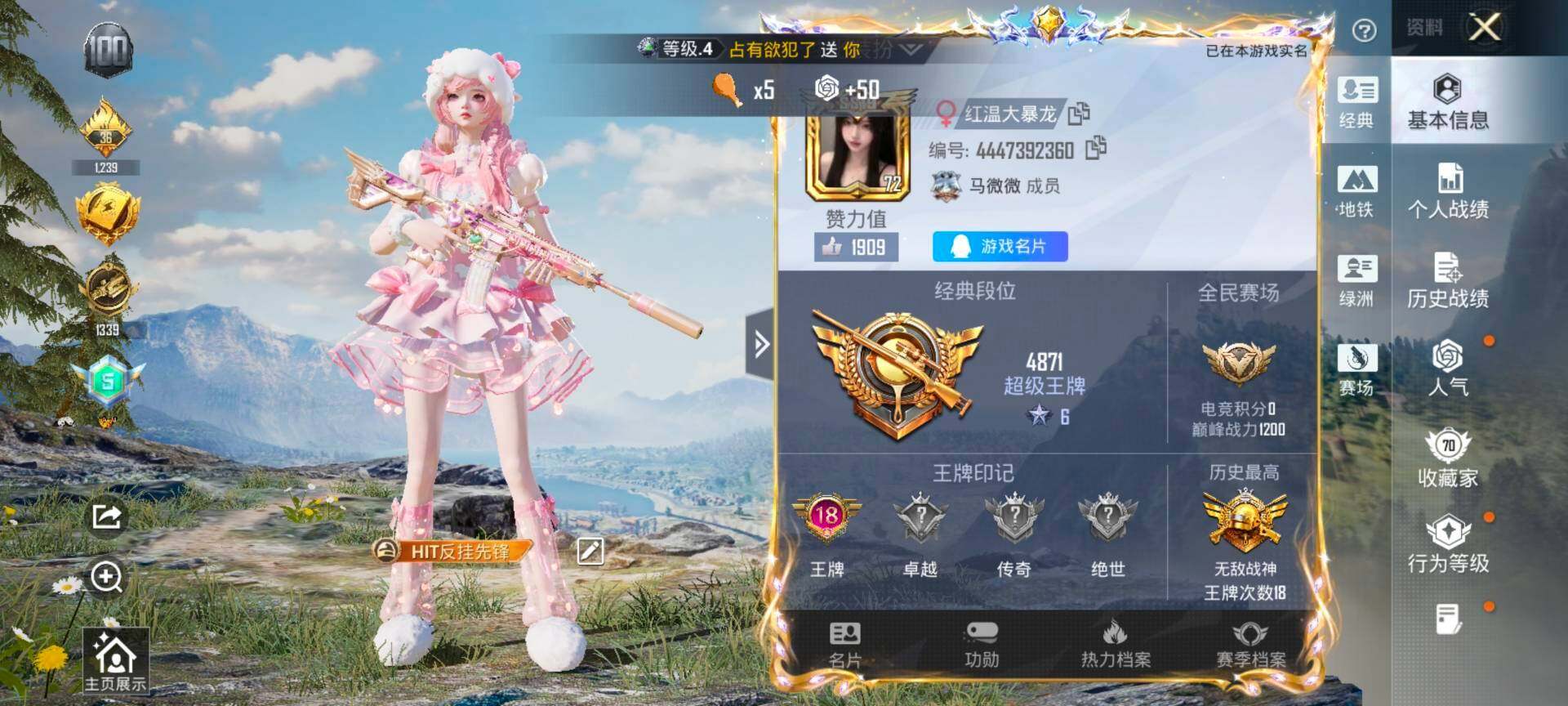 HPQM3453108和平精英账号详情图3