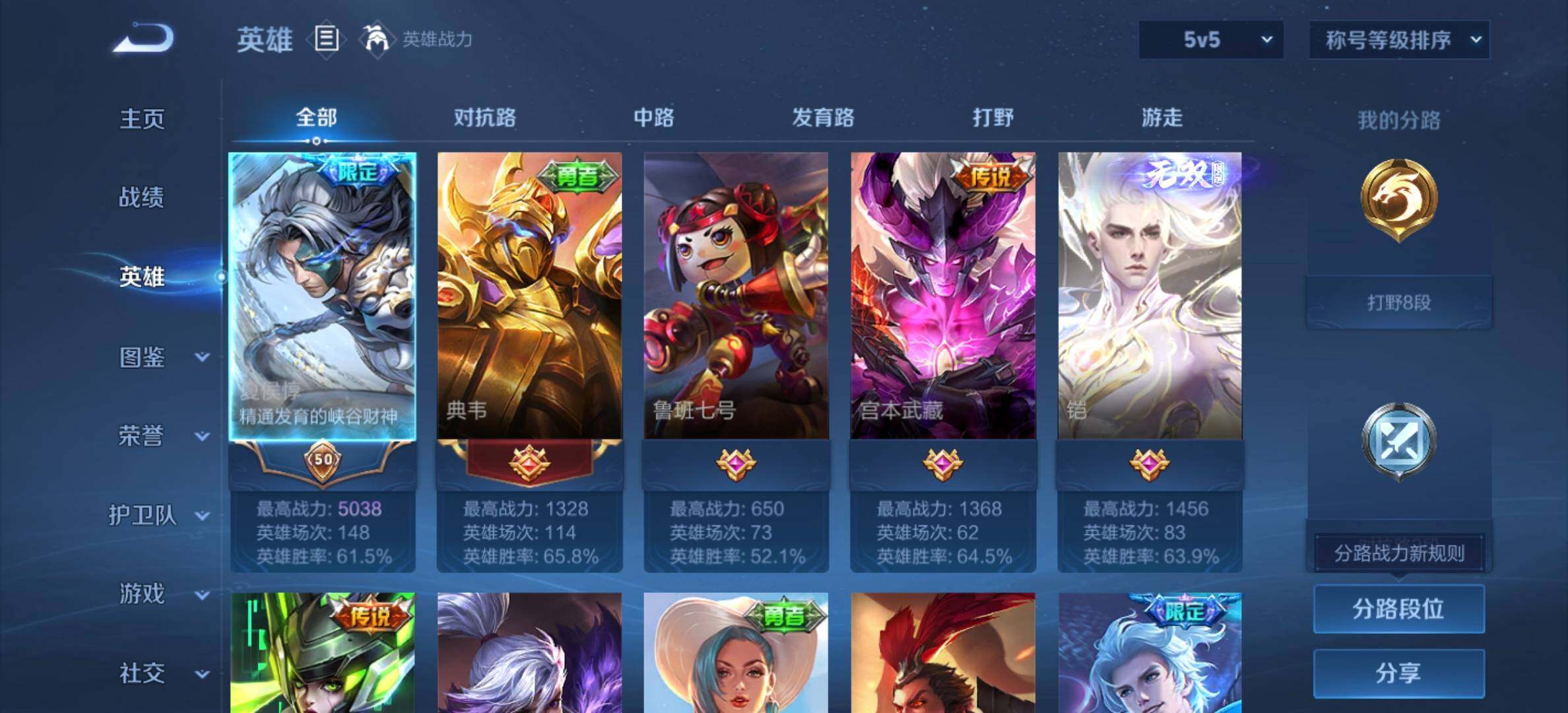 WZQM3477987王者荣耀账号详情图6 WZQM3477987王者荣耀账号详情图6