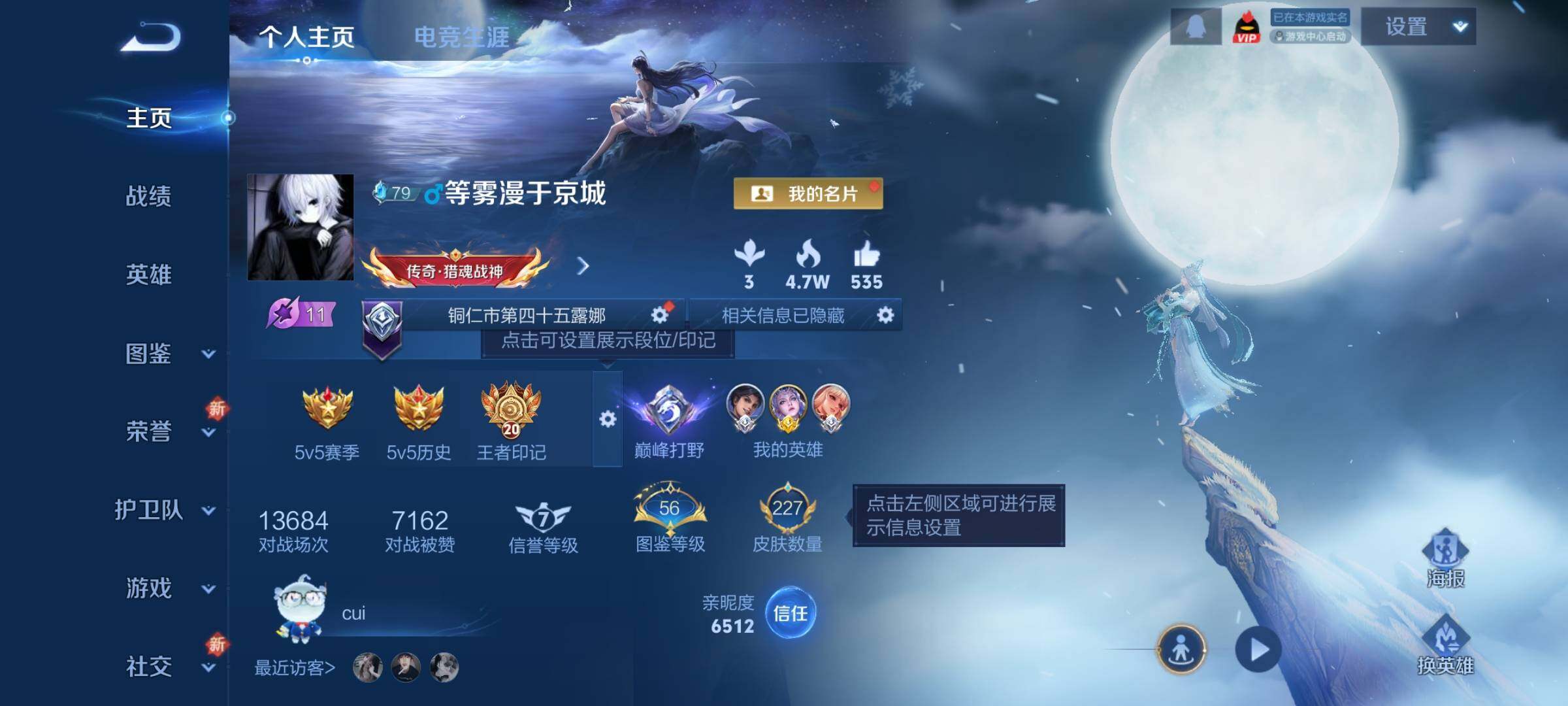 WZQM3477994王者荣耀账号详情图3 WZQM3477994王者荣耀账号详情图3