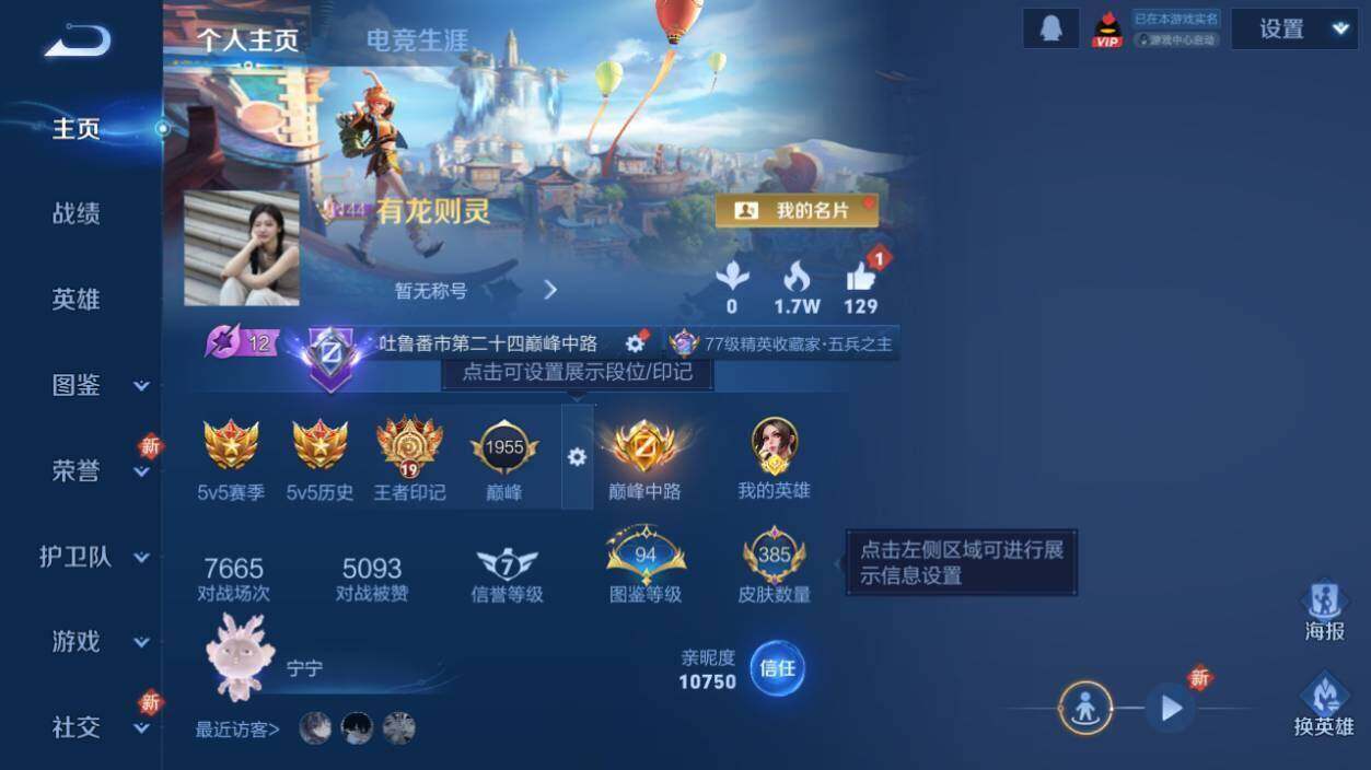 WZLX464306王者荣耀账号详情图8