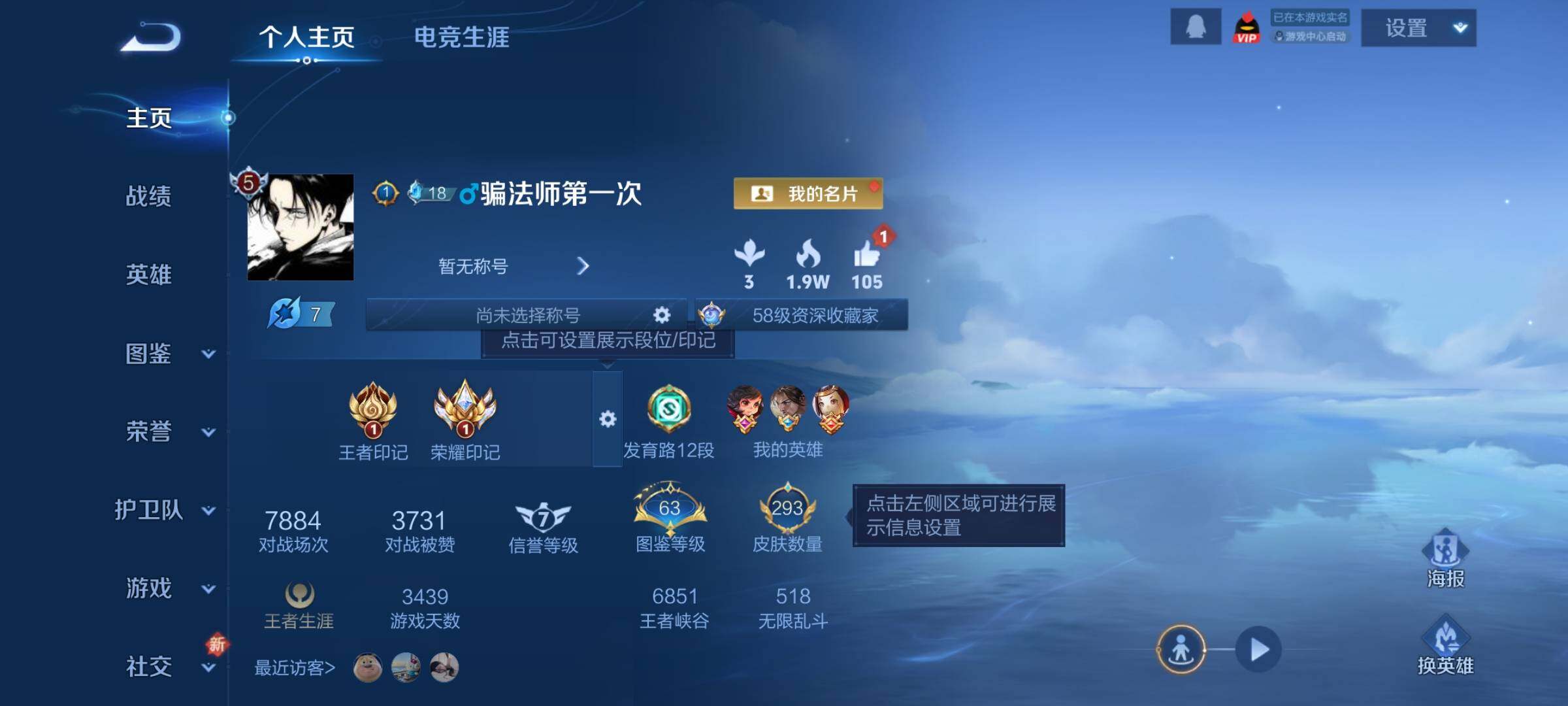 WZQM3478332王者荣耀账号详情图3