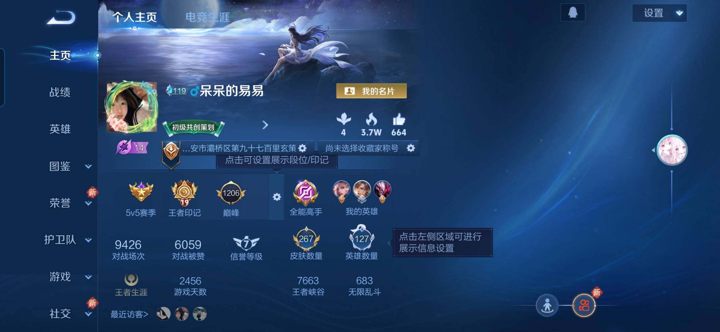 WZDN3478411王者荣耀账号详情图2