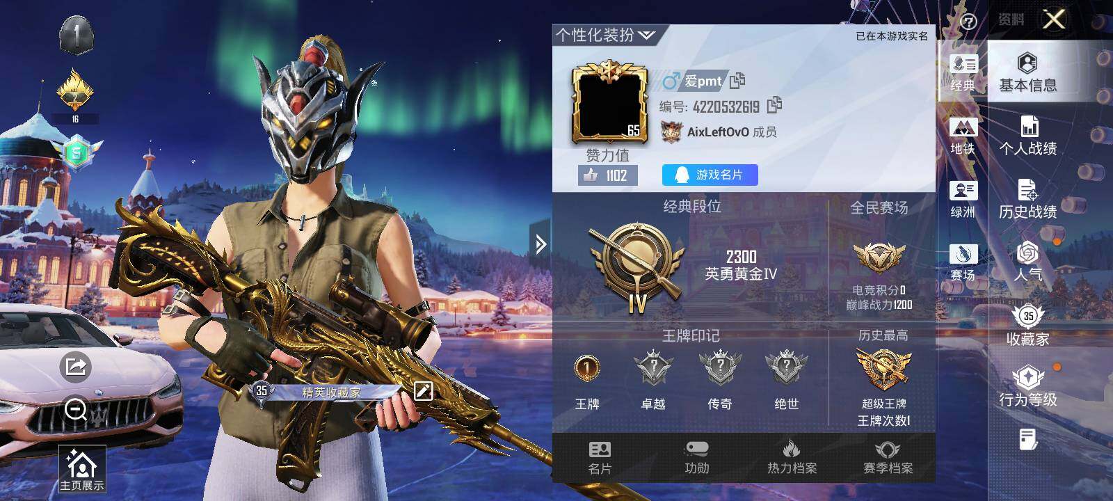 HPLE42462和平精英账号详情图15