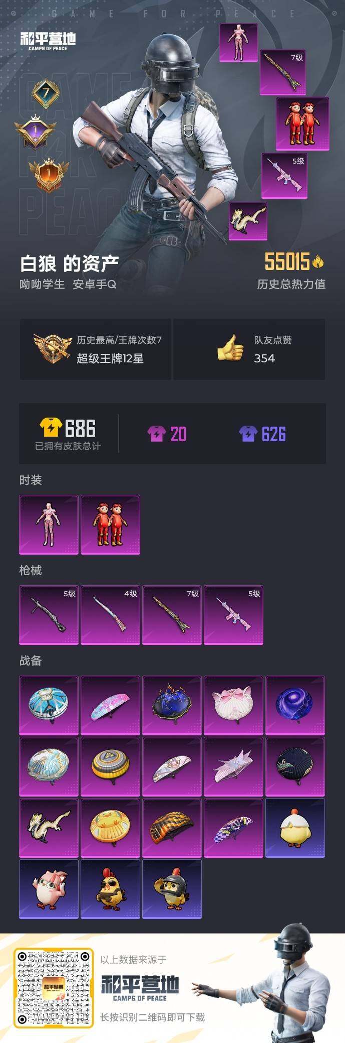 HPLX3454503和平精英账号详情图5 HPLX3454503和平精英账号详情图5