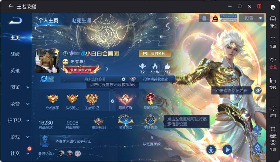 WZLX464251王者荣耀账号详情图8