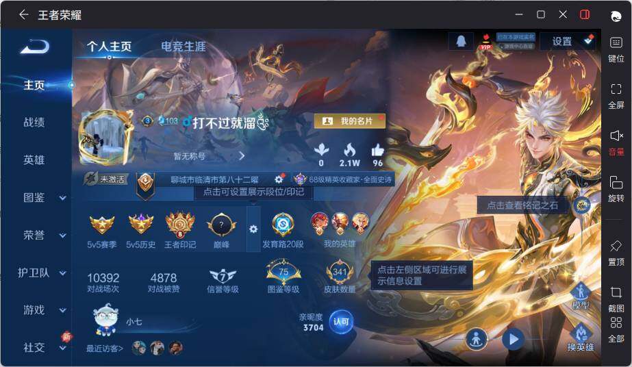 WZLX464044王者荣耀账号详情图8