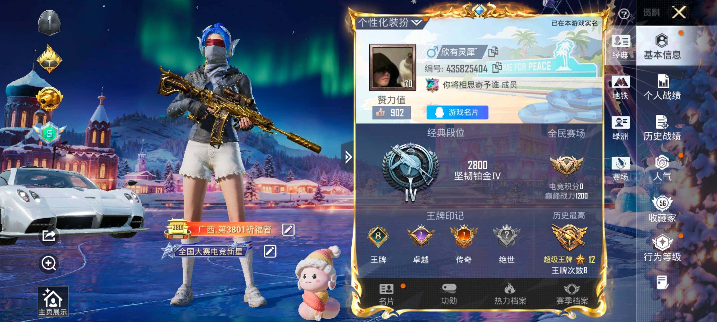 HPLE3454241和平精英账号详情图6 HPLE3454241和平精英账号详情图6