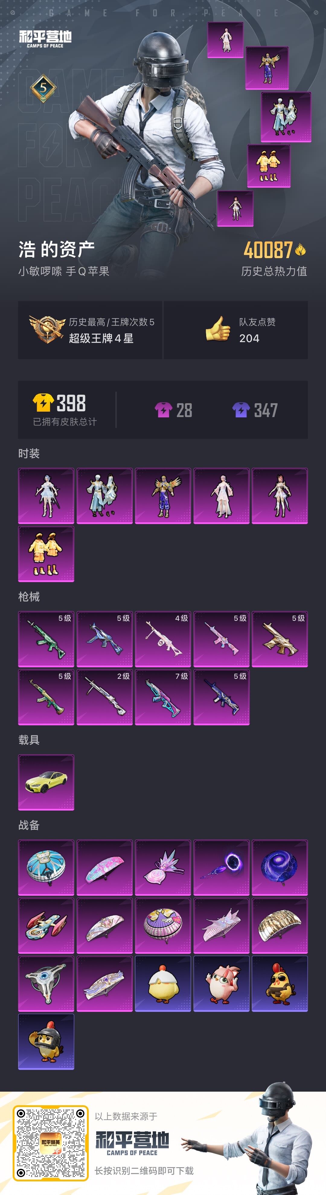 HPCMW3454621和平精英账号详情图6 HPCMW3454621和平精英账号详情图6